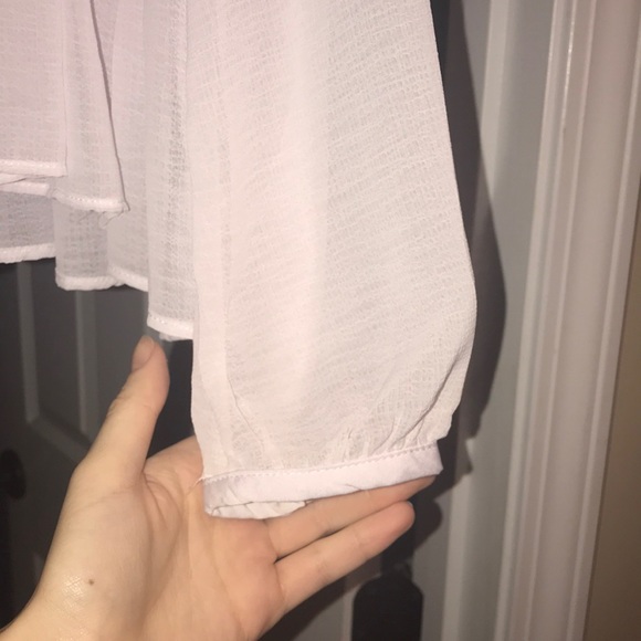 Light Pink Ruffle Top - Picture 4 of 4